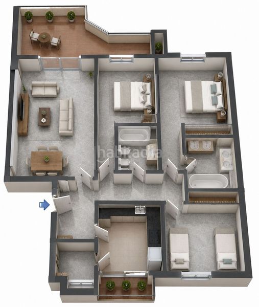 Foto 0503c8ec-3c5a-4501-8ed3-4255f2b049d8. Apartament amb calefacció aparcament piscina a La Carihuela - Los Nidos Torremolinos
