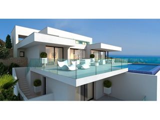 Casa en Cumbre del Sol. Villa de lujo de diseñador con piscina infinita y vistas panorám