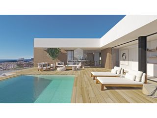 Casa en Cumbre del Sol. Villa de lujo contemporánea con vistas panorámicas al mar en cum