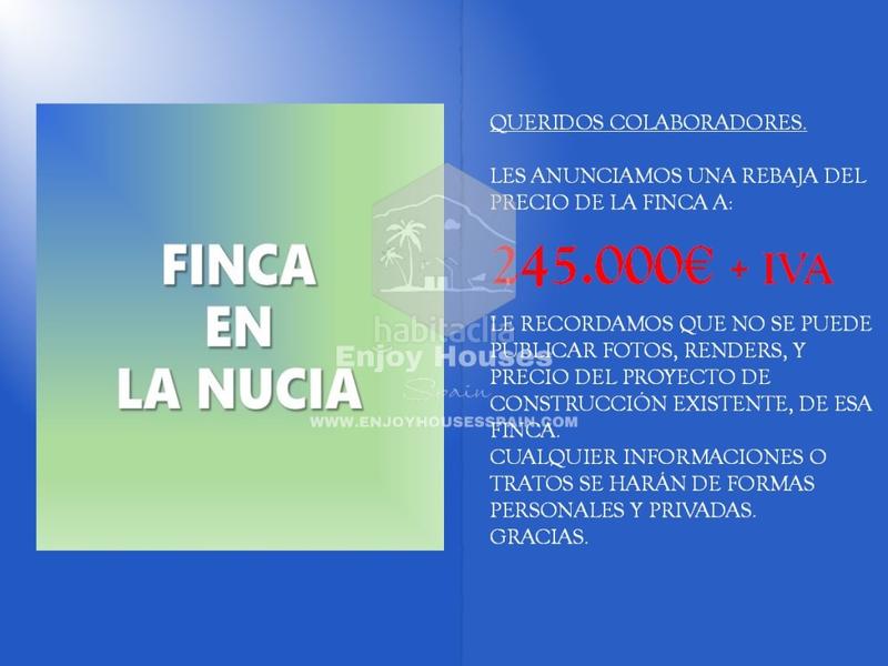 Foto 6fd8406d-8928-4087-a5a8-0d16bf787abf. Finca rústica oferta exclusiva en la nucía en El Tossal-Bello Horizonte Nucia (la)