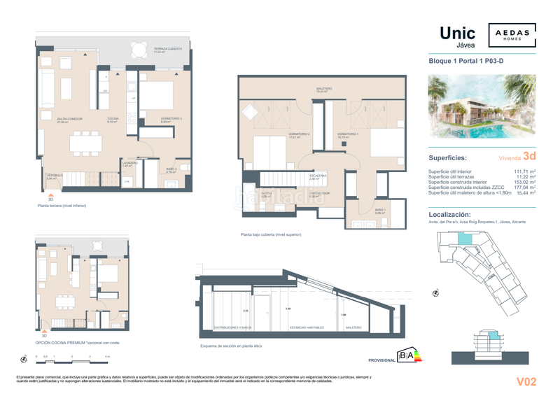 Foto e902a6b5-1a7a-4edc-99ce-be529c27a6de. Dúplex amb calefacció piscina a Centro Ciudad Xàbia
