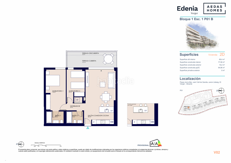 Foto ff2a5ef6-92c1-4a2a-9590-c0bb352603ad. Apartament a Verger (el)