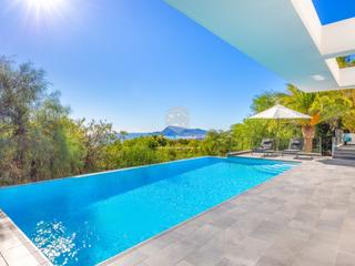 Casa a Altea la Vella. Villa de lujo de estilo balinés con vistas panorámicas al mar y