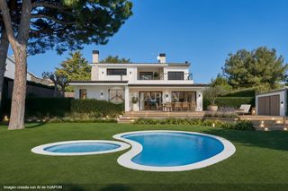 House in Alella. Exclusiva villa mediterránea con increíbles vistas al mar