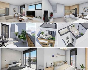 Attique  Calle huesca. Ático dúplex  3 dormitorios  48,44 m2 de terrazas  vistas despej