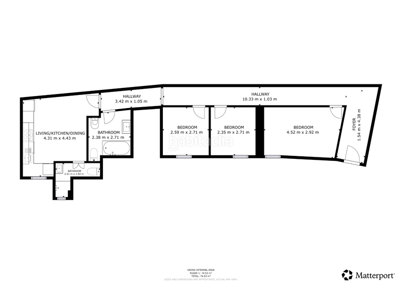 Foto f961a72e-a9b4-4d85-89a2-0e0ecbb8d987. Appartamento con riscaldamento in Embajadores-Lavapiés Madrid