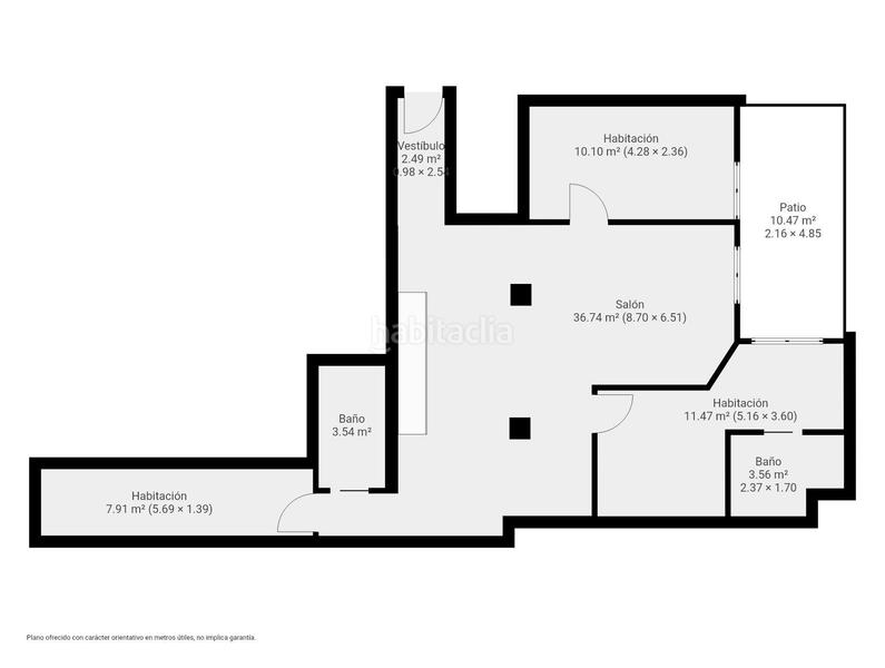 Foto ecf3d5ac-c42b-4e21-b5f6-4740196ff818. Apartamento loft en venta en cortes, centro en Cortes-Huertas Madrid