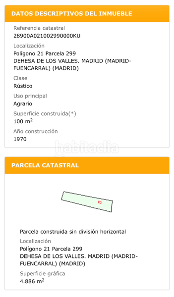 Foto d252de98-34e6-4e07-803e-280a0b6a9cf2. Rural plot in El Pardo Madrid