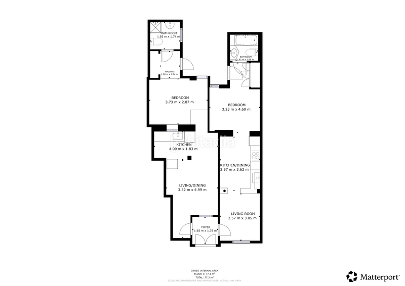 Foto 7881dc9d-64d3-45e1-866b-606edc42c8b1. Etagenwohnung mit heizung in El Cabanyal-El Canyamelar Valencia