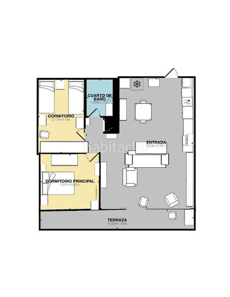 Foto 4b72a043-8d9e-4252-9711-8926aa001a02. Etagenwohnung in Cuatro Vientos Madrid