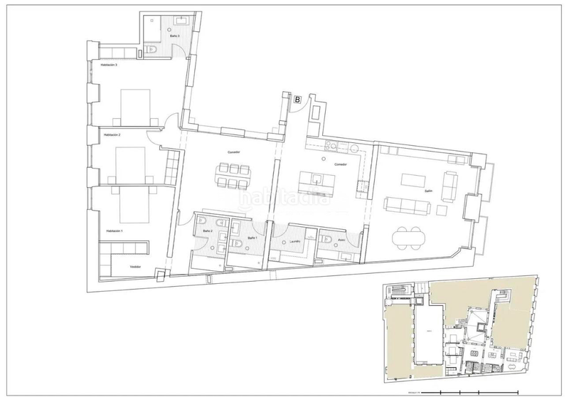 Foto e7b0c71e-1783-4f30-afb3-e0c081e4afcf. Flat with heating in Cortes-Huertas Madrid