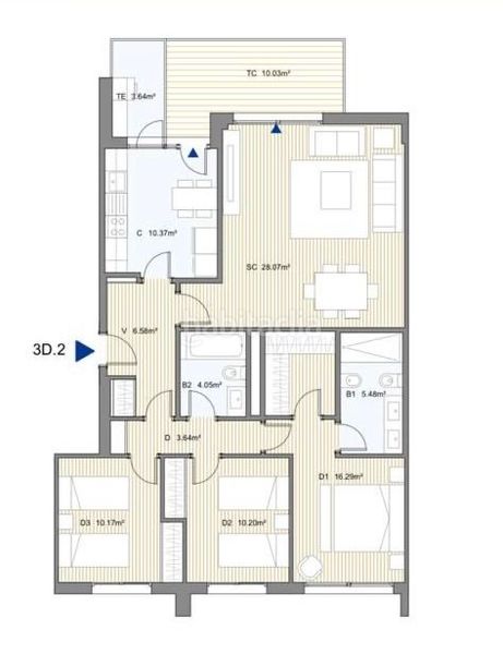 Foto dcb2217e-65de-4bc7-aba3-9d6bfa94c9dd. Pis amb calefacció aparcament piscina a Sanchinarro Madrid