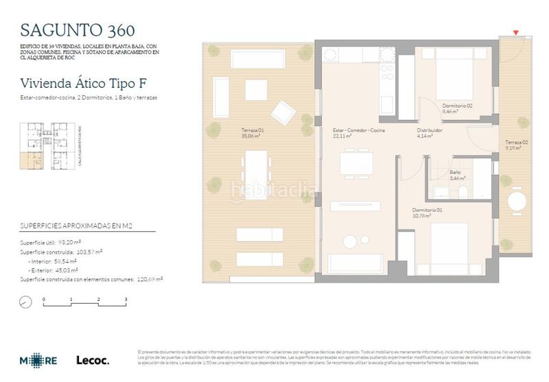 Foto e708fb36-c2a1-49e9-9701-828968c5f32c. Àtic amb calefacció aparcament piscina a Doctor Palos - Alto Palancia Sagunt