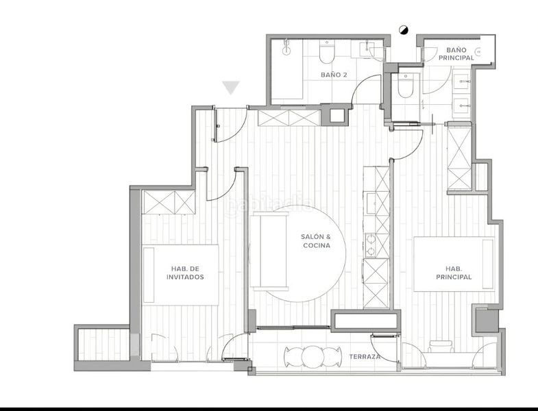 Foto c67276e5-a75b-4b18-a2e2-4ae02973b71b. Pis amb calefacció a Nueva España Madrid