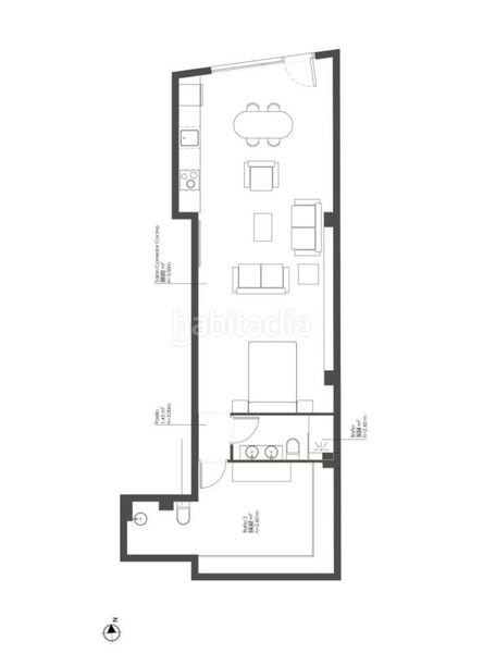 Foto 03941fa1-c470-40f0-a9f6-bd309e5d6375. Loft amb calefacció a Cuatro Caminos - Azca Madrid
