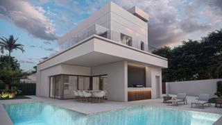 Chalet à L´Albir. Proyecto de villa en centro del albir