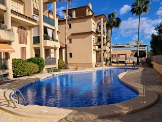 Rent Apartment in L´Albir. Apartamento luminoso en planta baja de 2 dormitorios con piscina