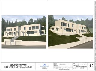 Terreno residenziale in Carrer santiago rusiñol 9. Gran parcela de 1.100 m2 de 55m de fachada