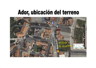 Terreny residencial a Partida horta 6. Parcela urbanizable ador zona residencial