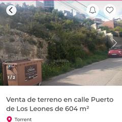 Wohngrundstück in Calle puerto de los leones 318. A 10min. valencia vecinos q viven, vigilado,vistas