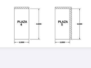 Aparcament cotxe a Carrer de llull 63. 2 plazas de parking una al lado de otra