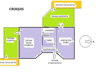 Apartamento en Carretera general san cosme 11. Piso a estrenar con terrazas-jardín privadas, piscinas y pádel
