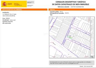 Terrain résidentiel à Carrer del trinquet vell 25. Solar urbano 90 m², pb+2pp