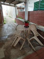Semi detached house in Carrer major 35. Casa rustica , con terraza delsnte y patio detras