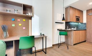 Miete Studiowohnung in Camino de ronda 198. Estudio completo en residencia universitaria llf