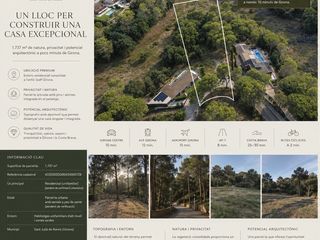Terreny residencial a Carrer morbey 101. Parcel·la residencial de 1.737 m² en entorn natural privilegiat