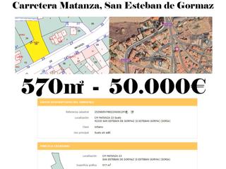 Terrain résidentiel à Carretera matanza 23. Terreno urbano y urbanizable de 570m2