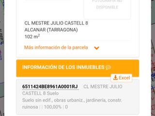 Terreny residencial a Mestre julio castell 8. Solar edificable en venta