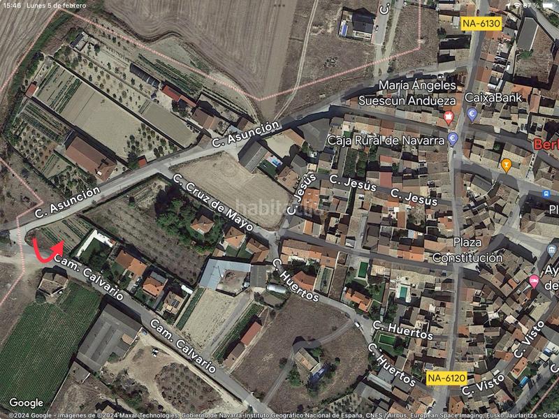 Foto 2650d778-7667-4a0d-a21c-3090f2ce9114. Terreny residencial a camino calvario 26 a Berbinzana