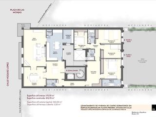 Appartement à Vazquez lópez  1. Ubicación inmejorable. en edificio de 4 plantas