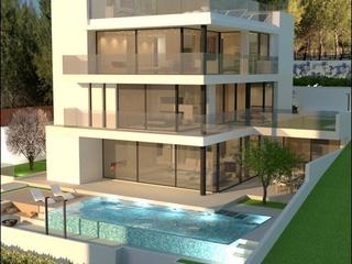 Terrain résidentiel à Carrer de la petúnia 10. Terreno con licencia para bella casa minimalista de lujo con vis