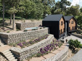Maison à Sandal 10. Son dos casas pasivas adosadas individuales