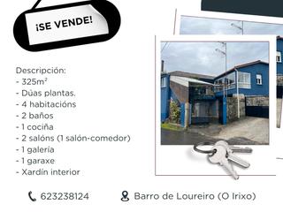 Casa a Lugar barro 34. Casa rural a la venta en barro (o irixo)