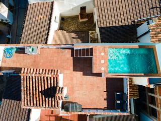 Semi detached house in Calle agua 1. Modern townhouse with rooftop pool and sea views