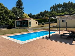 Casa a Lugar cabo aldea 10. Casa con piscina privada y gran parcela a 10 min de la playa de