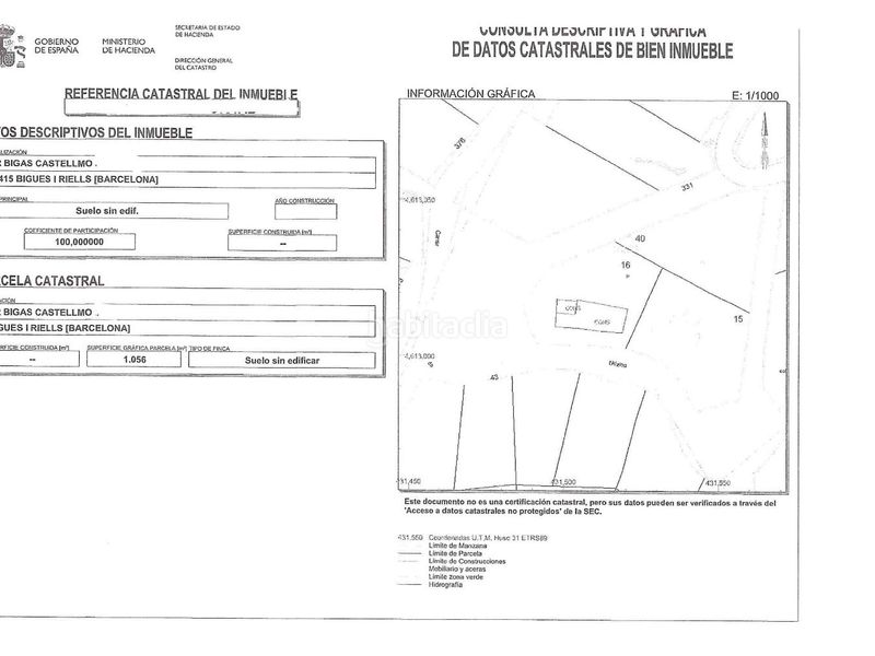 Foto f6be8205-5600-4860-a5a3-8ef0468fd4dd. Terreny residencial a carrer alzina 4 a Bigues i Riells del Fai