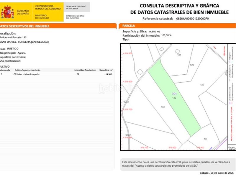 Foto 7f23c578-a222-4cec-8ef8-797943b8b109. Finca rústica en carretera de sant daniel 1 terreno rústico de 29.000 m² con pozo legalizado, depósito y edificaciones agrícolas en Tordera