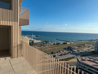 Miete Etagenwohnung in Ronda barceló  88. Torre barceló, vivienda frente al mar