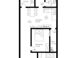 Planta baja en Calle domènec  37. Piso con entrada independiente y patio privado
