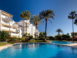 Planta baja en Calle delfín 13. Espectacular apartamento en urbanización privada con piscina,gim