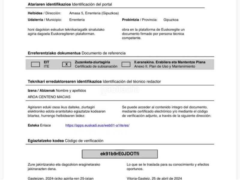 Foto 72cb8120-6289-4fae-bbb8-f36da45636b1. Pis a amasas 5 a Iztieta - Olibet Errenteria