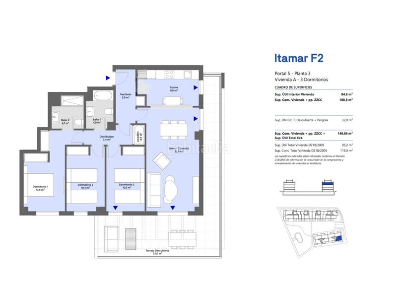 Foto fafdfd06-9edf-4987-9075-4d6b61e33eb4. Pis a avenida del mar 145 a Almerimar Ejido (El)