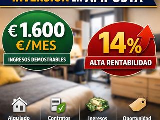 Flat in Calletoledo 16. Inversión 16% rentabilidad – +1.600€/mes ya alquilado