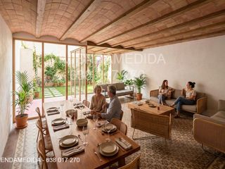 Etagenwohnung in Carrer banys nous 10. Vivienda jardín en el centro de barcelona