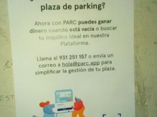 Lloguer Aparcament cotxe a Carrer del pistó 2. Zona clot