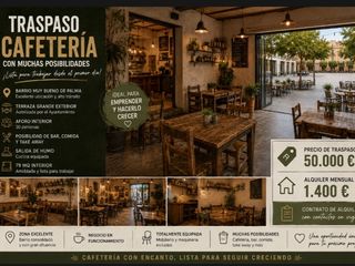 Traspàs Local Comercial a Calle francesc martin mora  42. Cafetería